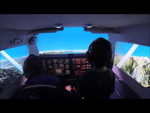 Youtube: Cessna Easy home cockpit simulator : Flight over the Alps FSX (Full HD 1080p)