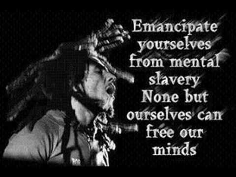 Youtube: Bob Marley - Redemption Song - live at Deeside Leisure Centre 1980 w' lyrics
