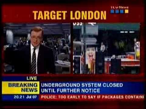 Youtube: London bombing Exercise goes live