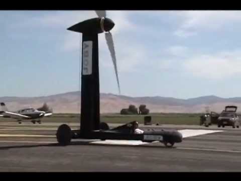 Youtube: Wind powered direct upwind vehicle - DUWFTTW