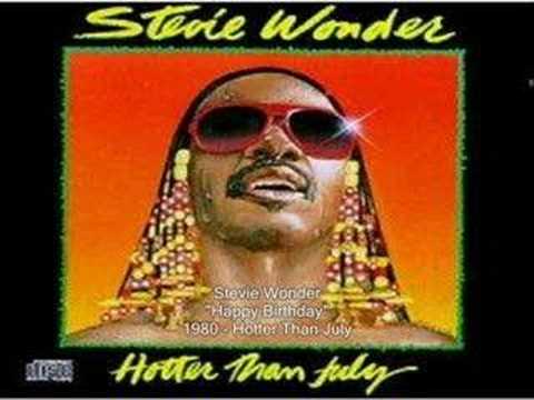Youtube: Stevie Wonder - Happy Birthday
