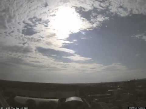 Youtube: 2011 May 12 - Wavy Iridescent clouds (West view)