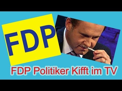 Youtube: FDP Politiker Kifft im Fernsehen!!!!
