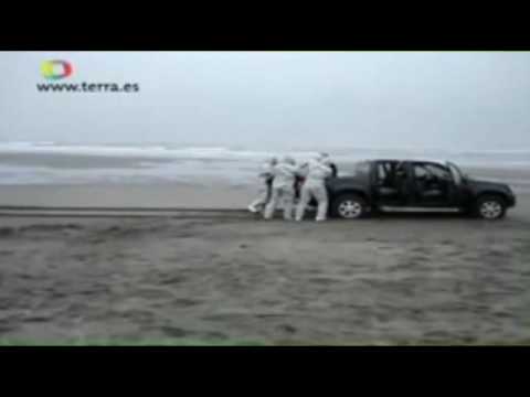 Youtube: UFO Probe Captured on Beach in Asturias, Spain