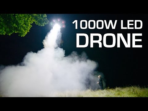 Youtube: 1000W LED on a DRONE - RCTESTFLIGHT