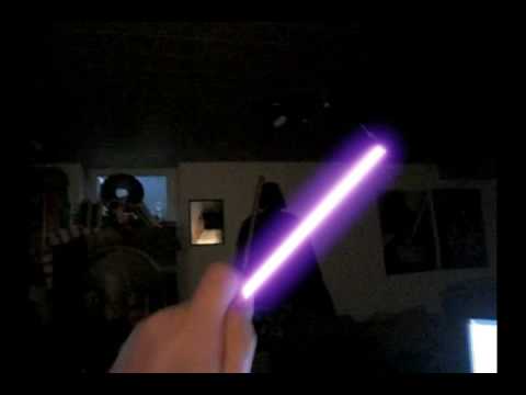 Youtube: Lightsaber Test #1 AE mace windu