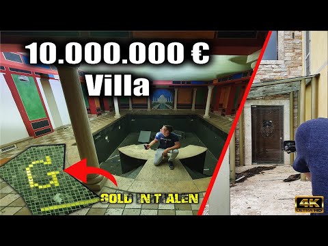 Youtube: Verlassene Zehn Millionen  Euro Mafia-Villa in Italien I 2 Pools 10 Badezimmer I Lost Places Italien