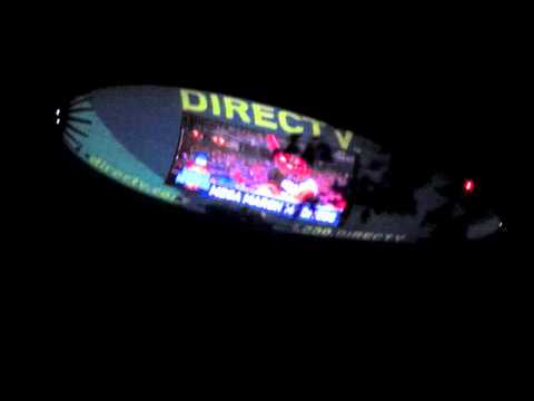 Youtube: Awesome Direct TV Blimp After Patriots Game(100 by 50ft TV Screen?)