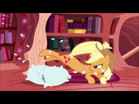Youtube: Rarity and Applejack Pillow Fight