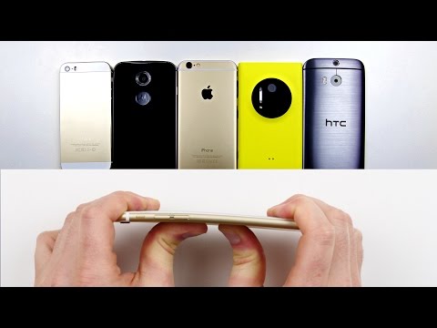 Youtube: iPhone 6 Bend Test + HTC One M8, Moto X, Others