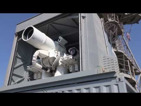 Youtube: 12/09/2014 -- Laser Weapon System (LaWS) demonstration aboard USS Ponce