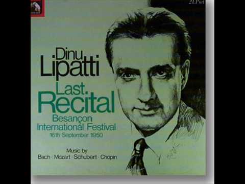 Youtube: Dinu Lipatti Schumann piano concerto A minor op54 1st mov  A