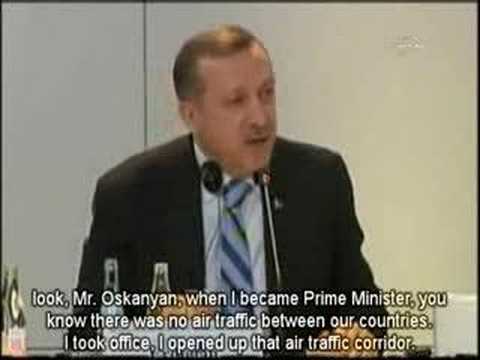 Youtube: TURKISH PRIME MINISTER TALKS ABOUT ARMENIAN "GENOCIDE"