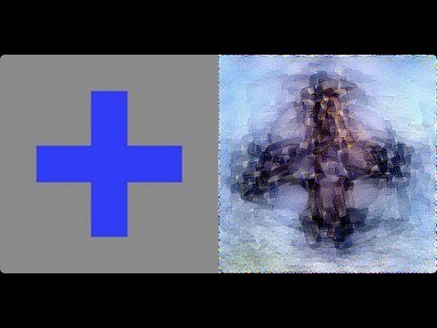 Youtube: Deep image reconstruction: Geometric shapes
