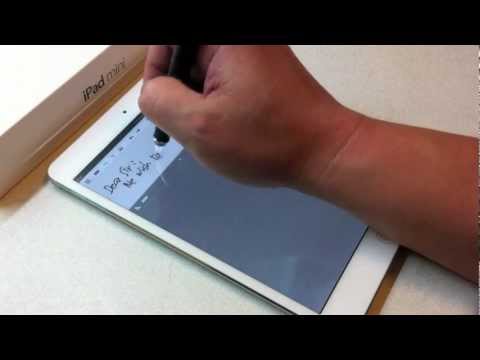 Youtube: iPad mini take note/ handwriting with DAGi stylus P603