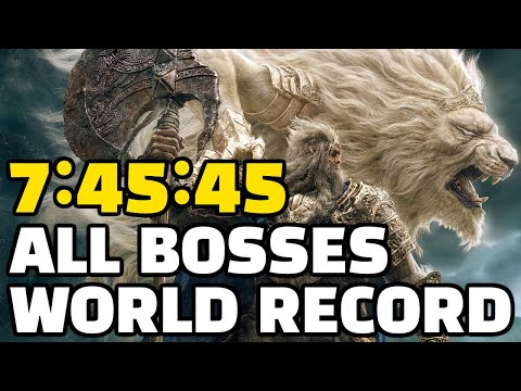 Youtube: Elden Ring All 165 Bosses Speedrun in 7:45:45 (Former World Record)