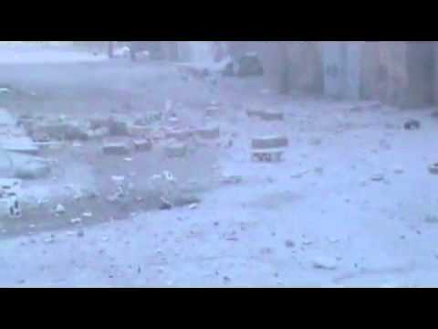 Youtube: Baba Amro: Targeting civilian houses by rockets 15-02-2012