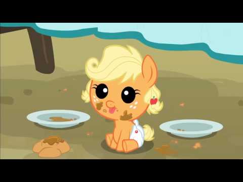 Youtube: Baby Applejack - I'm Applejack. More Apple Fritter?