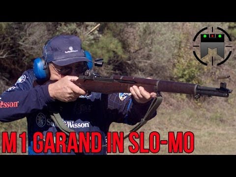 Youtube: M1 Garand in High Speed (Slow-mo) Rapid fire + Clip "ping" with Jerry Miculek