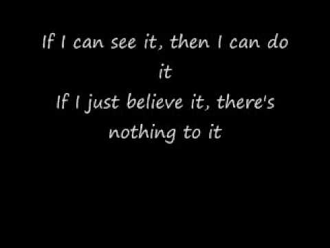 Youtube: I Believe I can fly lyrics