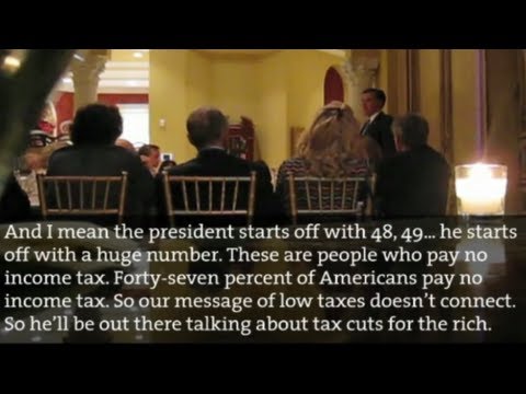 Youtube: Mitt Romney's "47 Percent" Comments