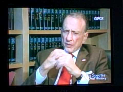 Youtube: Arlen Specter:  Dr Humes - JFK SHOT FROM FRONT
