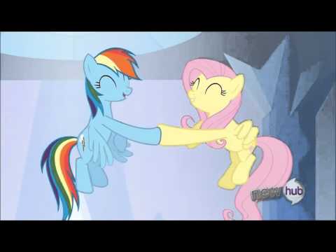 Youtube: Rainbow Dash and Fluttershy's Hoof Bump - Games Ponies Play