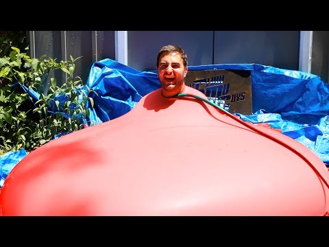 Youtube: 6ft Man in 6ft Giant Water Balloon - 4K - The Slow Mo Guys