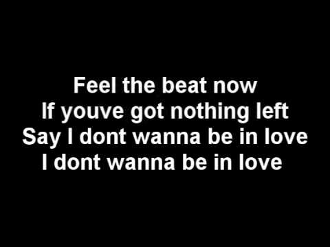 Youtube: Good Charlotte - I Don't Wanna Be In Love [with lyrics]