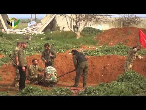 Youtube: فرقة السلطان مراد : أستهداف تجمعات قوات داعش بصاوريخ "غراد" بريف حلب الشمالي .