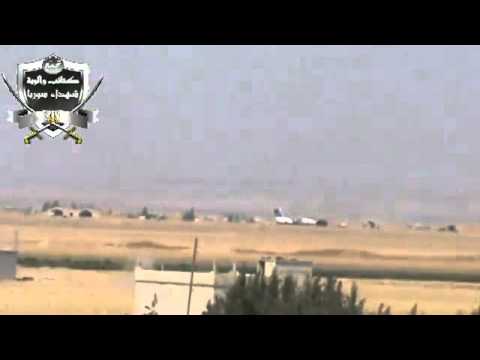 Youtube: ادلب-‫ضرب العسكريين وطائرة سفرية بقلب مطار ابو الضهور