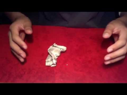 Youtube: Magic Trick: Floating Dollar!!!!
