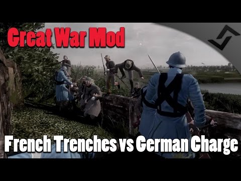 Youtube: Great War Mod - French Trenches vs German Charge! - Napoleon Total War WW1 Mod