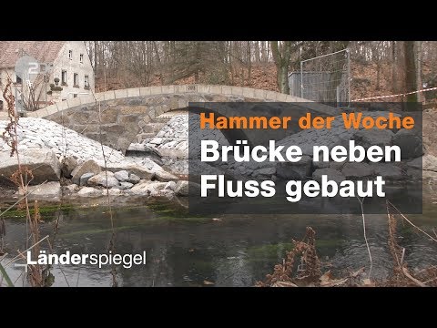 Youtube: Denkmalschutz-Irrsinn um marode Brücke - Hammer der Woche vom 08.12.2018 | ZDF