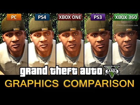 Youtube: GTA 5 Graphics Comparison - PC / PS4 / Xbox One / PS3 / Xbox 360