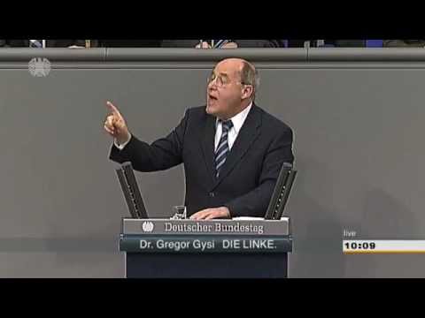 Youtube: Gregor Gysi: 1 Billion - Fiskalvertrag/ESM, Zustimmung zum Vertrag ist grundgesetzwidrig!
