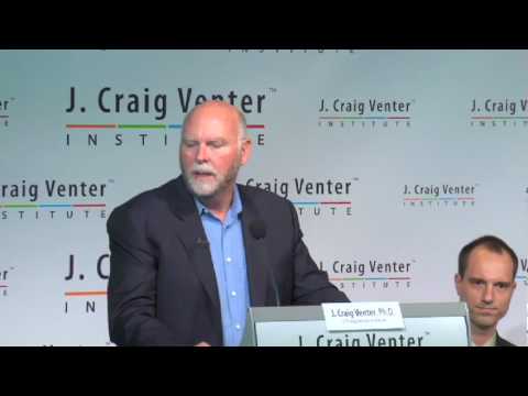 Youtube: Craig Venter unveils "synthetic life"