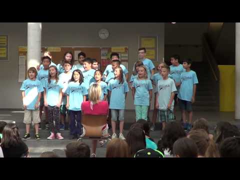 Youtube: Auf Uns - Abschiedslied Klasse 4a Eichgrundschule Rüsselsheim 2014
