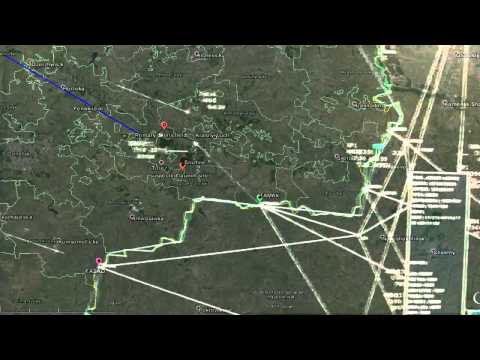 Youtube: MH17 radar data with map