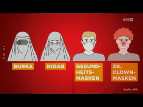 Youtube: Demonstration gegen Verhüllungsverbot ORF Wien heute