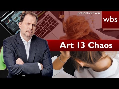 Youtube: Artikel 13 - Dieses Chaos haben wir jetzt! RA Solmecke (50 min Video)