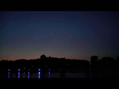 Youtube: Spaxels over Linz