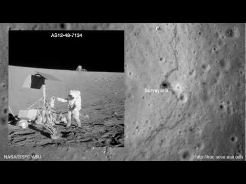 Youtube: LROC Explores the Apollo 12 Landing Site