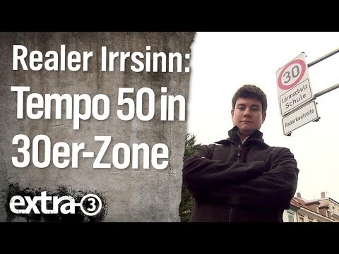 Youtube: Realer Irrsinn: Tempo 50 in der 30er-Zone | extra 3 | NDR