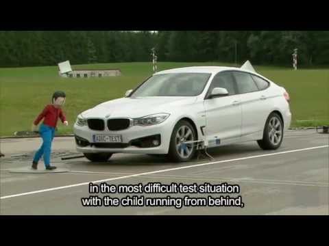 Youtube: ADAC 2014 test of Pedestrian Auto Emergency Braking (AEB) systems