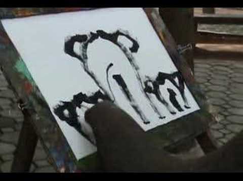 Youtube: Elephant Painting Self Portrait
