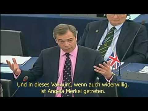 Youtube: Nigel Farage: "EU-Führer sind nicht-legitimierte Hyänen-Meute" vom 16.11.2011