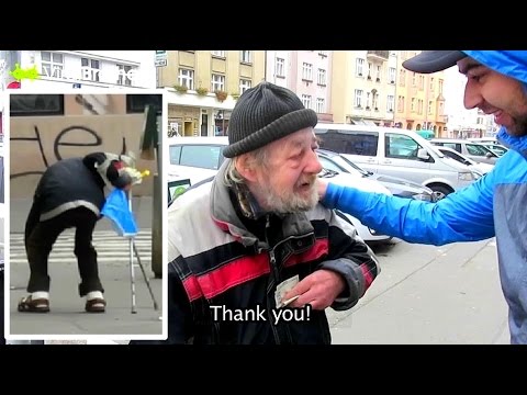Youtube: Homeless Gets $1000 For His Honesty (Wallet Theft Experiment)