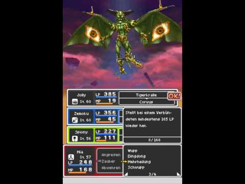 Youtube: Let's Play Dragon Quest 9 [Blind / German] Part 091  - Corvus zum 2ten