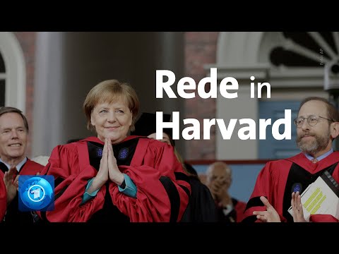 Youtube: Merkel spricht vor Harvard-Studierenden